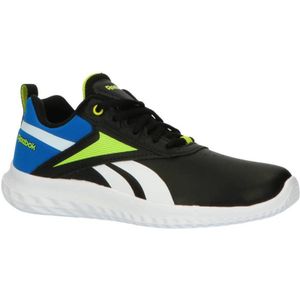 Reebok Training Rush Runner 5 Sportschoenen Zwart/Kobaltblauw/Limegroen