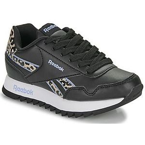 Reebok Royal Classic Jogger Platform Sneaker, Core Zwart/Lila Glow/Modern Beige, 12 UK, Core Zwart Lila Glow Modern Beige