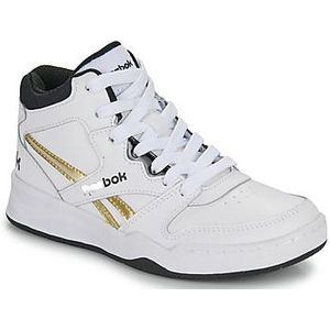 Reebok Bb4500 Court, sneakers voor kinderen en jongens, Ftwwht Cblack Goldmt, 27,5 EU, FTWWHT/CBLACK/GOLDMT