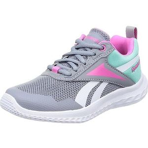 Reebok Rush Runner 5 Sneaker, koud grijs 3/Cyber Mint F23/True Pink, 12.5 UK, Koud Grijs 3 Cyber Mint F23 True Roze