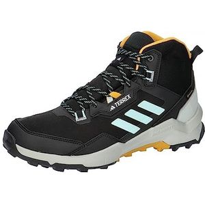 adidas Terrex Ax4 Mid GTX, wandellaarzen voor heren, Core Black Semi Flash Aqua Preloved Yellow