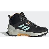 adidas Terrex AX4 Mid GTX - Wandelschoenen - Heren Core Black / Semi Flash Aqua / Preloved Yellow 44.2/3