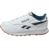 Reebok - Classic - Kindertrainers - Wit - Azuurblauwe Accenten