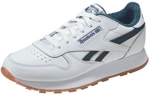 Reebok - Classic - Kindertrainers - Wit - Azuurblauwe Accenten