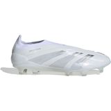 adidas Predator Elite Veterloze Gras Voetbalschoenen (FG) Wit Zilver