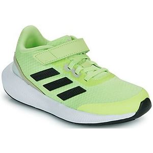 adidas Sportswear RunFalcon 3.0 Schoenen met Elastische Veters en Klittenband - Kinderen - Groen- 33