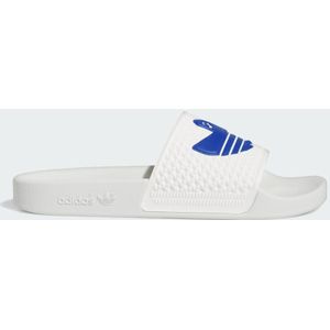 Adidas Original - Sandalen en slippers - Shmoofoil Slide Core White Royal Blue voor Heren - Maat 9 UK - Wit