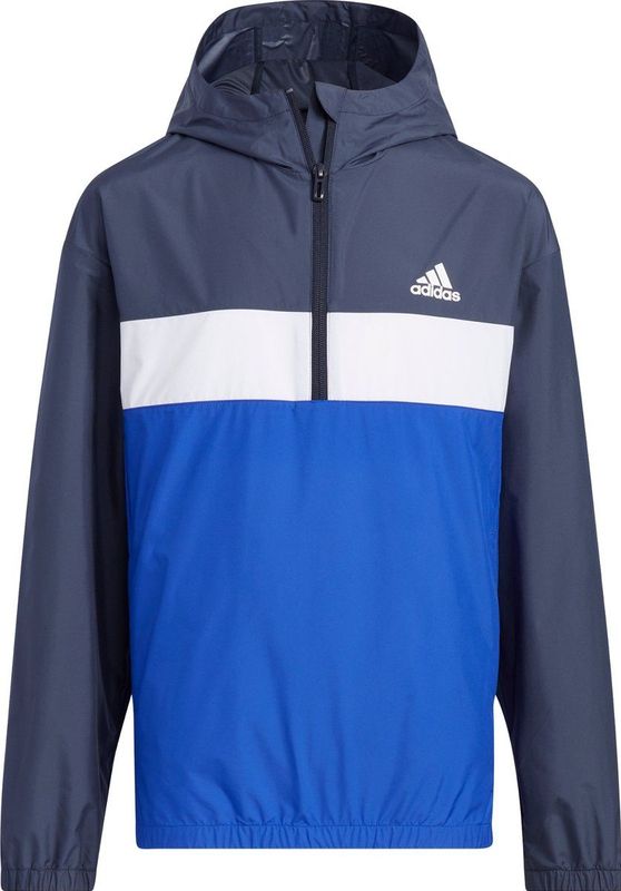 adidas - Anorak - Junior - Zwart - 100% Gerecycled Polyester