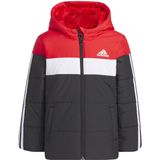 Adidas - Lk Pad Jas - Rood - Zwart - Synthetisch - Gerecycled Materiaal