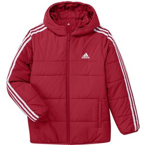 Adidas 3 Stripes Pad Jas - Rood - 100% Gerecycled Polyester - Junior