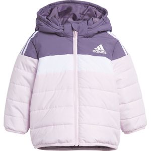 adidas - Gewatteerd Jack - Kinderen - Paars - 100% Gerecycled Polyester