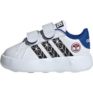 adidas - Grand Court X Marvel Spider-Man - Babyschoenen - Rood - Synthetisch Bovenwerk