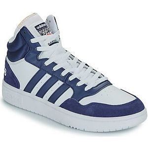 adidas HOOPS 3.0 MID,FTWWHT/DKBLUE/DK für Herren, weiß, Gr. 45 ⅓ EU / 10,5 UK
