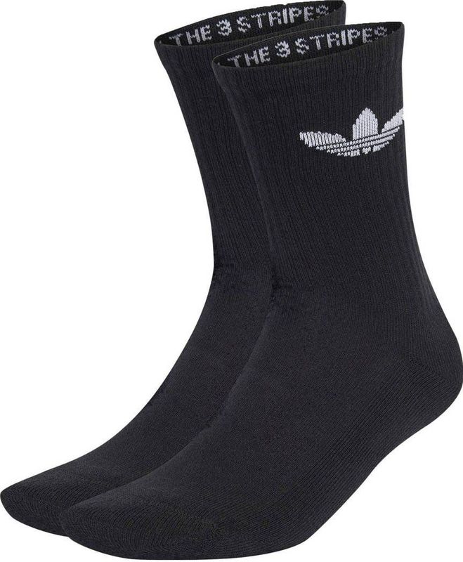 Adidas - Trefoil - Sokken - Zwart - Unisex - Maat 46-48