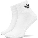 adidas - Mid-enkelsokken - Wit - Katoen/Gerecycled Polyester - Zes Paar