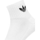 adidas - Mid-enkelsokken - Wit - Katoen/Gerecycled Polyester - Zes Paar