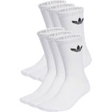 adidas - Trefoil Cushion Crew Socks - Blauw - 6 Paar