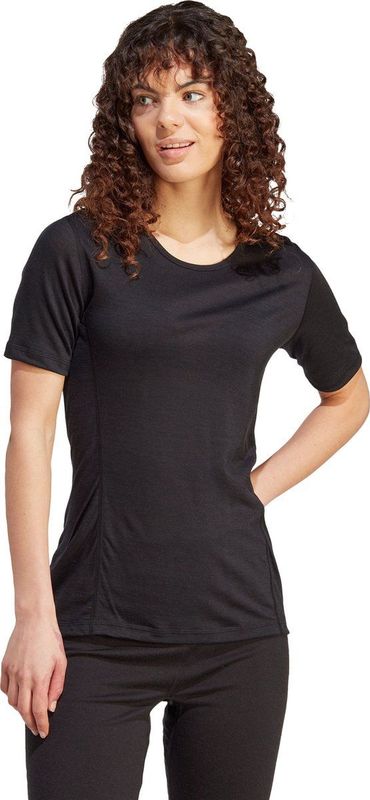 Adidas Terrex Xperior Merino 150 Basislaag Met Korte Mouwen - Dames - Zwart