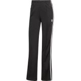 Adidas Originals - Broek - Zwart - Polyester - Zwarte Tricot met 3 Strepen