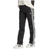 Adidas Originals - Broek - Zwart - Polyester - Zwarte Tricot met 3 Strepen