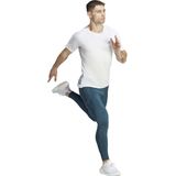 Adidas Run Icons 3 Stripes T-shirt Met Korte Mouwen Wit Man