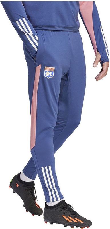 Adidas Olympique Lyon 23/24 Broektraining Blauw