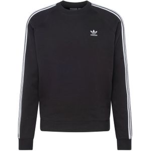 adidas - Crew Sweater - Zwart - Katoen-Poly Fleece