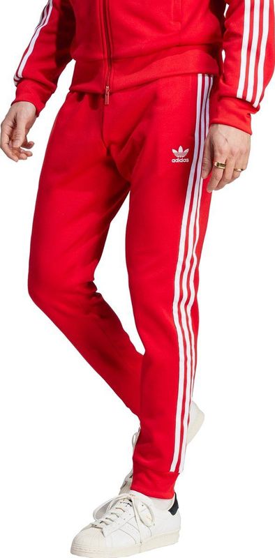 Adidas Originals - Joggingbroek - Rood - 70% Gerecycled Polyester, 30% Katoen