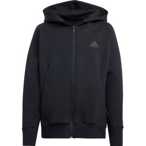 Adidas - Z.N.E - Sweatshirt - Grijs - 56% Katoen, 40% Gerecycled Polyester, 4% Elastaan