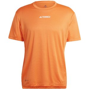 Adidas Terrex Multi T-shirt Met Korte Mouwen Oranje M Man