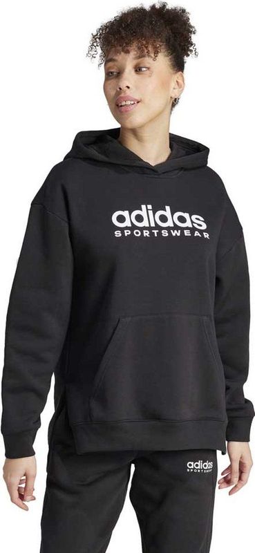 Adidas - All Szn Fleece Graphic - Hoodie - Zwart - Katoen-blend