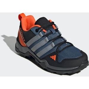 adidas Terrex AX2R Hiking Sneakers uniseks-kind, wonder steel/grey three/impact orange, 34 EU