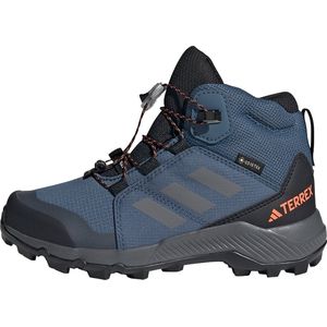 adidas Terrex Mid Gore-TEX Hiking Shoes Voetbalschoenen, blauw (Wonder Steel/Grey Three/Impact Orange), 36 2/3 EU, Blauw Wonder Steel Grey Drie Impact Oranje, 36 2/3 EU