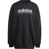 Adidas - All Szn Fleece Graphic Sweatshirt - Zwart - Katoen