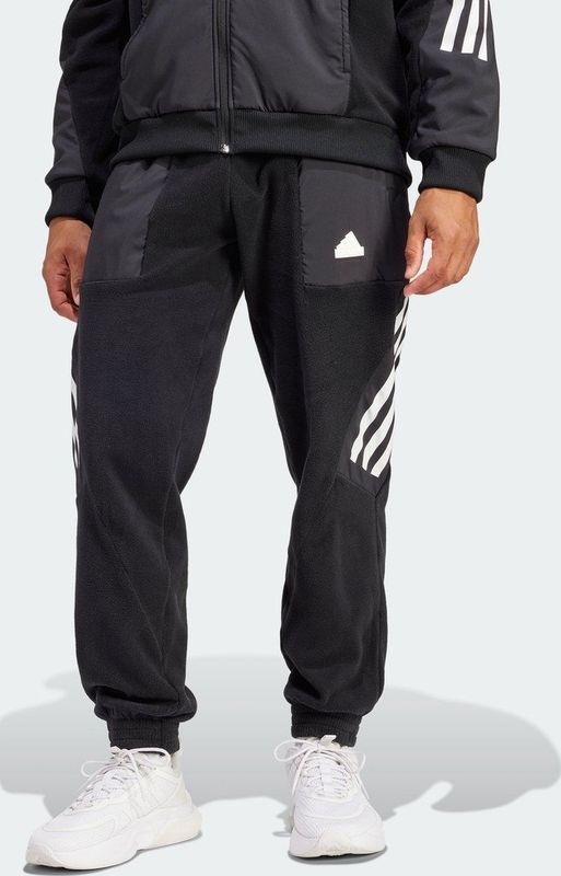 adidas - Joggingbroek - Zwart - Fleece - Taps Toelopende Pijpen