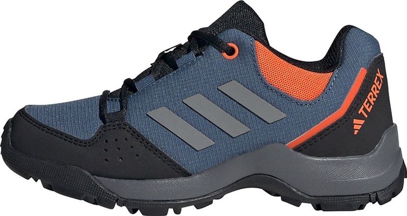 adidas Terrex Hyperhiker Low Hiking uniseks-kind wandelschoenen, wonder steel/grey three/impact orange, 33 EU