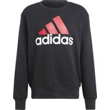 Adidas Essentials French Terry Big Logo Sweatshirt Zwart / Regular Man