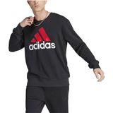 Adidas Essentials French Terry Big Logo Sweatshirt Zwart / Regular Man