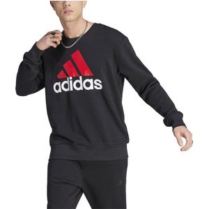 Adidas Essentials French Terry Big Logo Sweatshirt Zwart / Regular Man