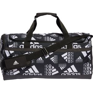 Adidas, Performance Duffer Graphic M Sporttas Zwart, unisex, Maat:ONE Size