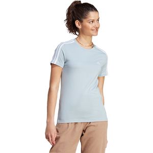 adidas Sportswear Essentials Slim 3-Stripes T-shirt - Dames - Blauw