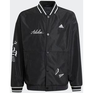 adidas Performance Cardigan - J Bluv Q3 Wvjkt - Zwart/Wit - adidas Performance - 14 jaar (164) - Cardigan