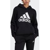 adidas - Essentials Logo Boyfriend - Fleece Hoodie - Zwart