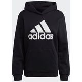 adidas - Essentials Logo Boyfriend - Fleece Hoodie - Zwart
