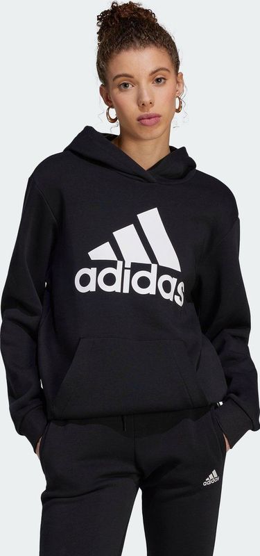 adidas - Essentials Logo Boyfriend - Fleece Hoodie - Zwart