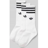 Solid - Crew Sokken - Wit - 3 Paar