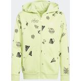 adidas - Brand Love Allover Print - Sweatshirt - Blauw - Katoen