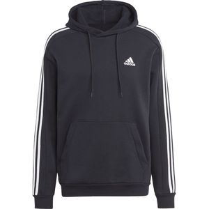 adidas Sportswear Essentials Fleece 3-Stripes Hoodie - Heren - Zwart