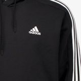 adidas - Essentials 3-Stripes - Sweatshirt - Zwart - Katoenmix