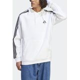 adidas Sportswear Essentials Fleece 3-Stripes Hoodie - Heren - Wit